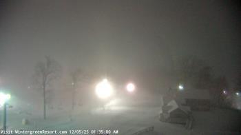 Weather camera view of Wintergreen Mtn. at 3600 ft. elev..