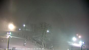 Weather camera view of Wintergreen Mtn. at 3600 ft. elev..