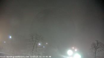 Weather camera view of Wintergreen Mtn. at 3600 ft. elev..