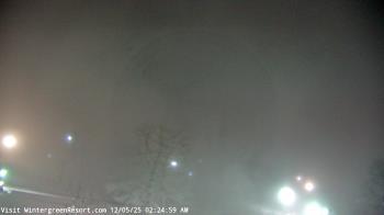 Weather camera view of Wintergreen Mtn. at 3600 ft. elev..