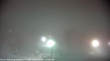 Weather camera view of Wintergreen Mtn. at 3600 ft. elev..