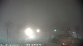 Weather camera view of Wintergreen Mtn. at 3600 ft. elev..