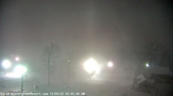Weather camera view of Wintergreen Mtn. at 3600 ft. elev..
