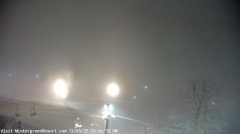 Weather camera view of Wintergreen Mtn. at 3600 ft. elev..
