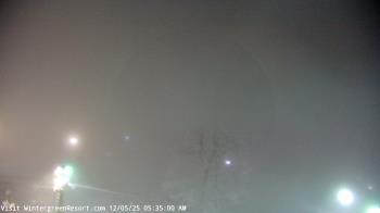 Weather camera view of Wintergreen Mtn. at 3600 ft. elev..