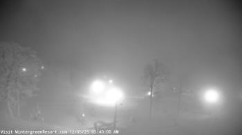 Weather camera view of Wintergreen Mtn. at 3600 ft. elev..