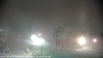 Weather camera view of Wintergreen Mtn. at 3600 ft. elev..