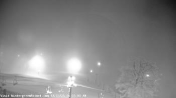 Weather camera view of Wintergreen Mtn. at 3600 ft. elev..