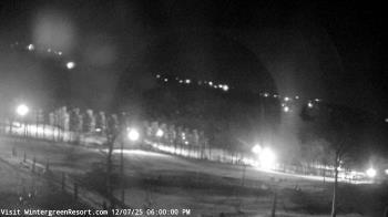 Weather camera view of Wintergreen Mtn. at 3600 ft. elev..