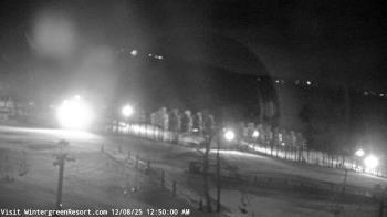 Weather camera view of Wintergreen Mtn. at 3600 ft. elev..