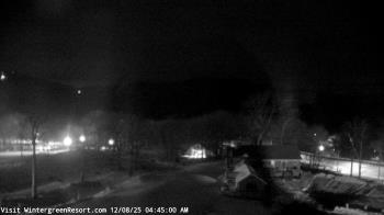Weather camera view of Wintergreen Mtn. at 3600 ft. elev..