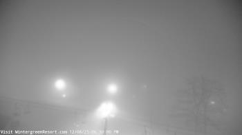 Weather camera view of Wintergreen Mtn. at 3600 ft. elev..