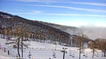 Weather camera view of Wintergreen Mtn. at 3600 ft. elev..