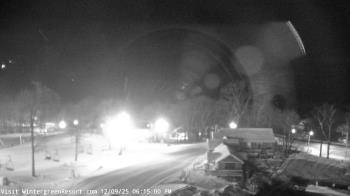 Weather camera view of Wintergreen Mtn. at 3600 ft. elev..
