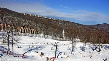 Weather camera view of Wintergreen Mtn. at 3600 ft. elev..