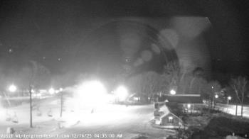 Weather camera view of Wintergreen Mtn. at 3600 ft. elev..