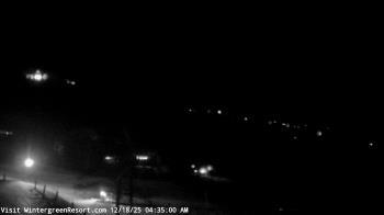 Weather camera view of Wintergreen Mtn. at 3600 ft. elev..
