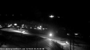 Weather camera view of Wintergreen Mtn. at 3600 ft. elev..