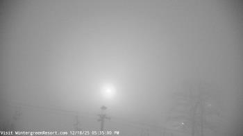 Weather camera view of Wintergreen Mtn. at 3600 ft. elev..