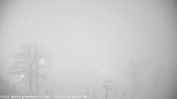 Weather camera view of Wintergreen Mtn. at 3600 ft. elev..