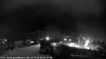 Weather camera view of Wintergreen Mtn. at 3600 ft. elev..