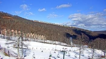 Weather camera view of Wintergreen Mtn. at 3600 ft. elev..