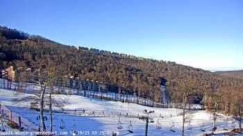 Weather camera view of Wintergreen Mtn. at 3600 ft. elev..
