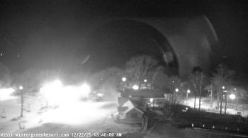 Weather camera view of Wintergreen Mtn. at 3600 ft. elev..
