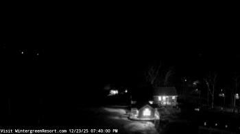 Weather camera view of Wintergreen Mtn. at 3600 ft. elev..