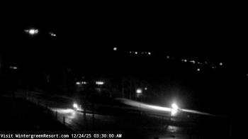 Weather camera view of Wintergreen Mtn. at 3600 ft. elev..