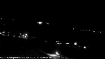 Weather camera view of Wintergreen Mtn. at 3600 ft. elev..