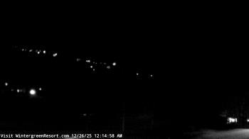 Weather camera view of Wintergreen Mtn. at 3600 ft. elev..