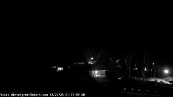 Weather camera view of Wintergreen Mtn. at 3600 ft. elev..