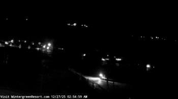 Weather camera view of Wintergreen Mtn. at 3600 ft. elev..