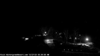 Weather camera view of Wintergreen Mtn. at 3600 ft. elev..