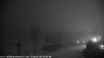 Weather camera view of Wintergreen Mtn. at 3600 ft. elev..