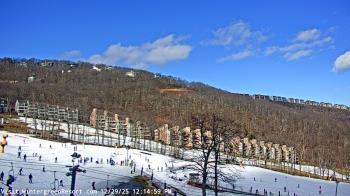 Weather camera view of Wintergreen Mtn. at 3600 ft. elev..