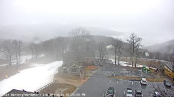 Weather camera view of Wintergreen Mtn. at 3600 ft. elev..