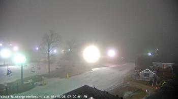 Weather camera view of Wintergreen Mtn. at 3600 ft. elev..