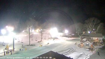 Weather camera view of Wintergreen Mtn. at 3600 ft. elev..