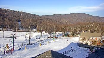Weather camera view of Wintergreen Mtn. at 3600 ft. elev..