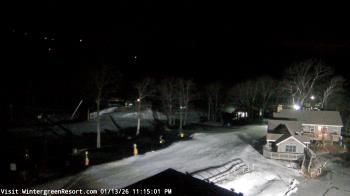 Weather camera view of Wintergreen Mtn. at 3600 ft. elev..