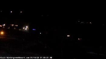 Weather camera view of Wintergreen Mtn. at 3600 ft. elev..