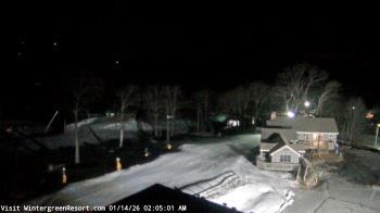 Weather camera view of Wintergreen Mtn. at 3600 ft. elev..