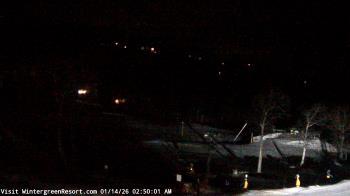 Weather camera view of Wintergreen Mtn. at 3600 ft. elev..
