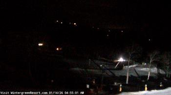 Weather camera view of Wintergreen Mtn. at 3600 ft. elev..