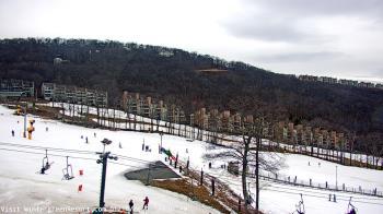 Weather camera view of Wintergreen Mtn. at 3600 ft. elev..