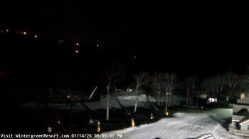 Weather camera view of Wintergreen Mtn. at 3600 ft. elev..