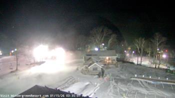 Weather camera view of Wintergreen Mtn. at 3600 ft. elev..