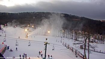 Weather camera view of Wintergreen Mtn. at 3600 ft. elev..